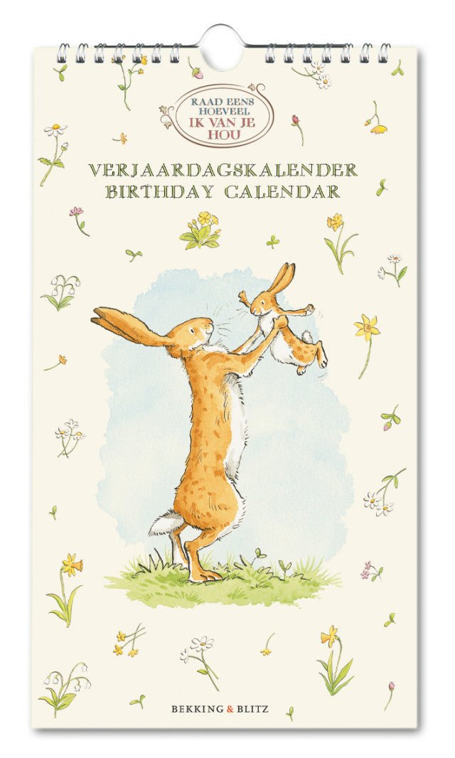 Guess How Much i Love You, Sam McBratney, Anita Jeram, verjaardagskalender - Catch Utrecht