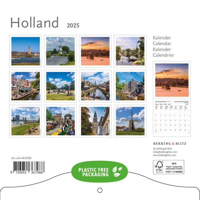 Holland - mini Jaarkalender 2025 - Catch Utrecht