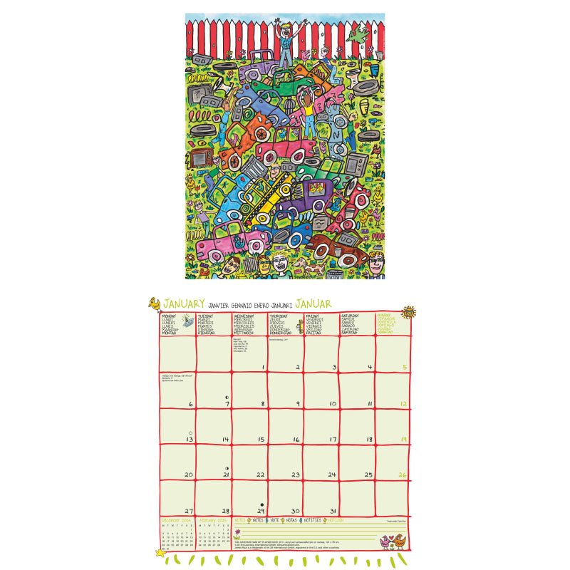 James Rizzi - Jaarkalender 2025 - Catch Utrecht