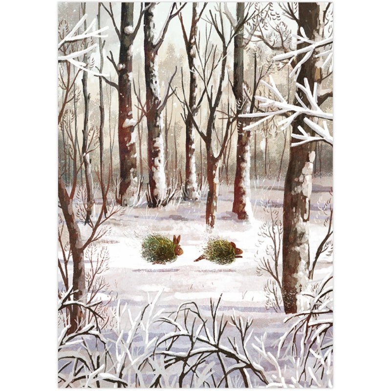 Konijnen in de sneeuw - Catch Utrecht