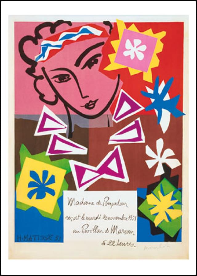 Poster for the exhibition, Madam de Pompadour recoit, Henri Matisse - Catch Utrecht