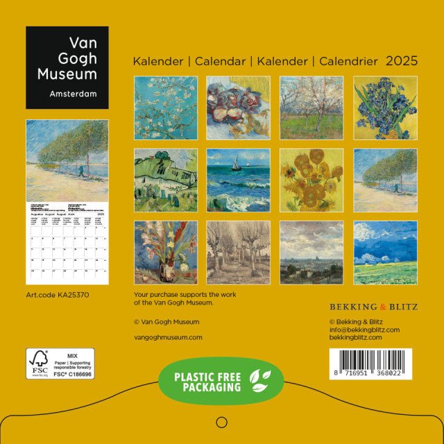 Van Gogh - mini Jaarkalender 2025 - Catch Utrecht