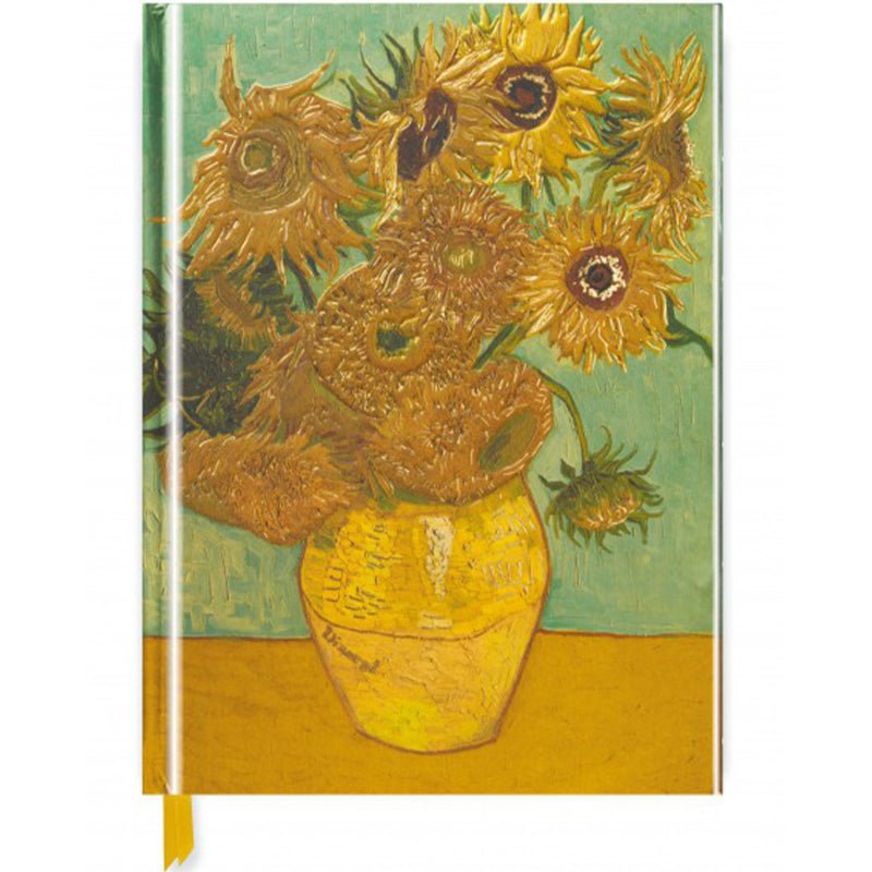 Van Gogh: Sunflowers - Notebook (A4, Blanco Papier) - Catch Utrecht