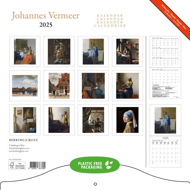 Vermeer - Jaarkalender 2025 - Catch Utrecht