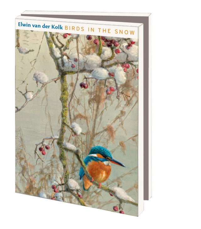 Birds in the snow, Elwin van der Kolk, Vogelbescherming Nederland (incl. sluitstickers) - Catch Utrecht