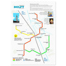 Metrokaart van Delft - Catch Utrecht