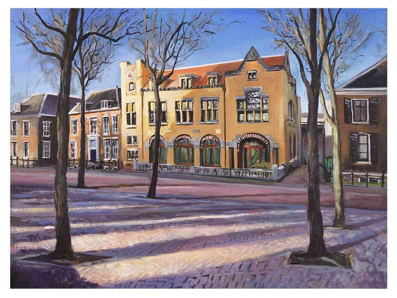 PhRM Janskerkhof, Utrecht (origineel schilderij) - Catch Utrecht