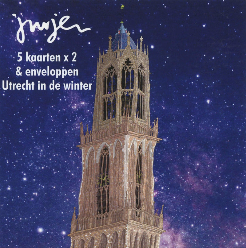 Utrecht in de winter 1 - Kaartenmapje - Catch Utrecht