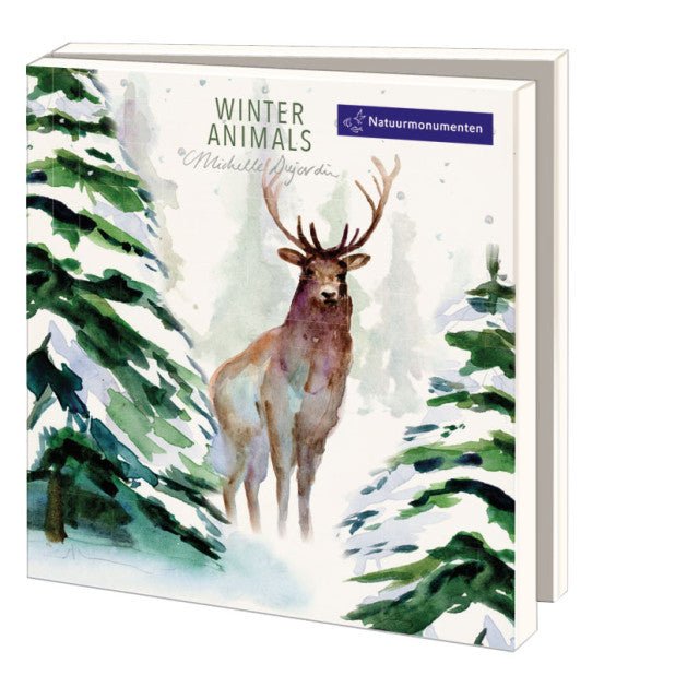 Winter animals, Michelle Dujardin, Natuurmonumenten (incl. sluitstickers) - Catch Utrecht